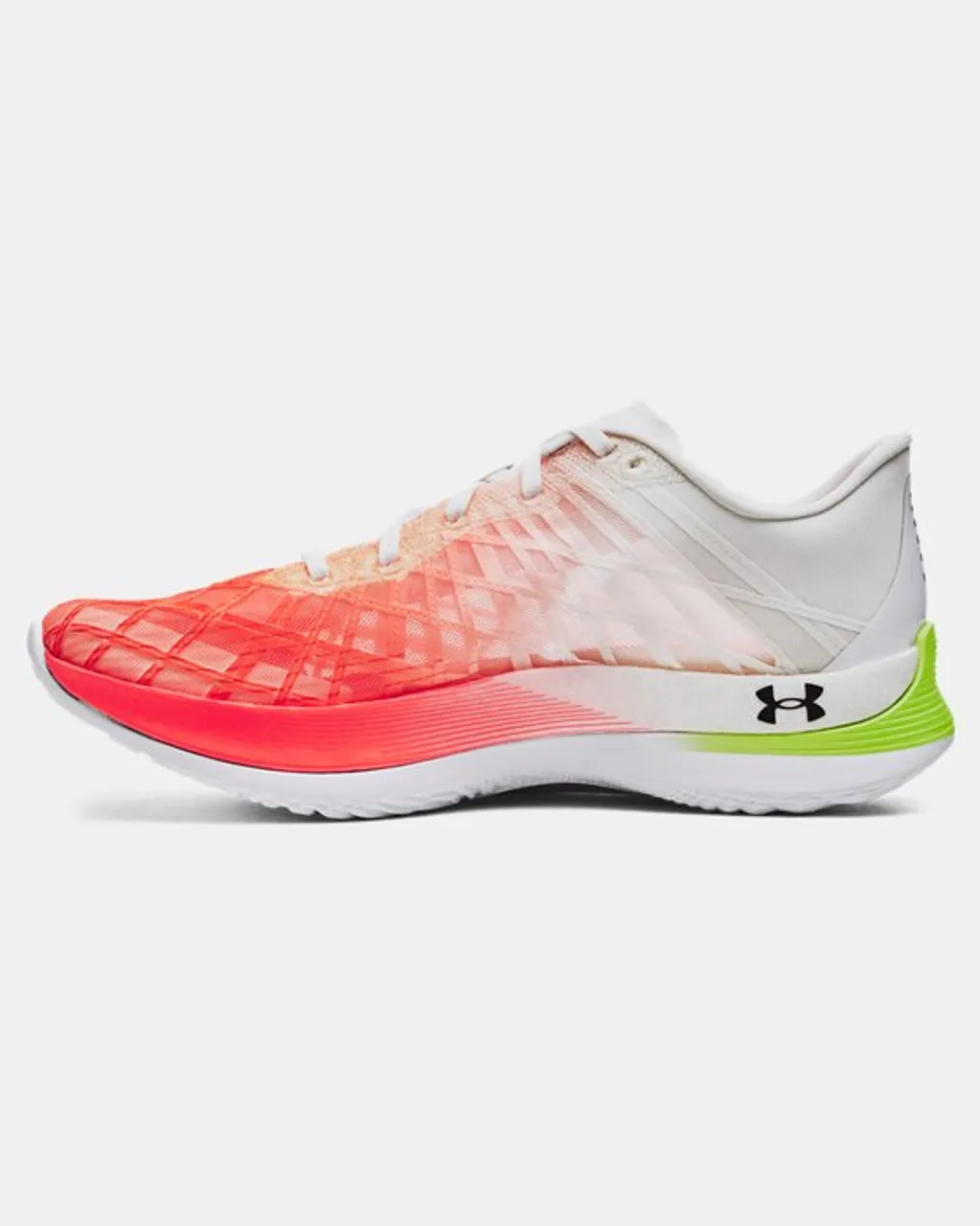 Unisex  Under Armour  Flow Velociti Elite Running Shoes White / Beta / Quirky Lime