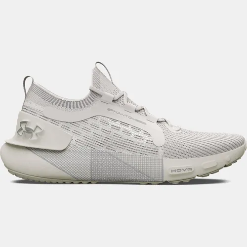 Unisex  Under Armour  HOVR™ Phantom 3 SE Reflect Running Shoes White Clay / White Clay / Metallic Silver