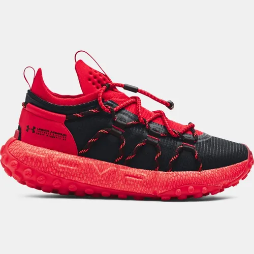Unisex  Under Armour  HOVR™ Summit Fat Tire Cuff Running Shoes Black / Red / Red