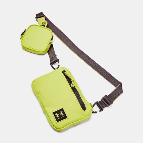 Unisex  Under Armour  Loudon Crossbody Small Lime Yellow / Ash Taupe / Lime Yellow OSFM