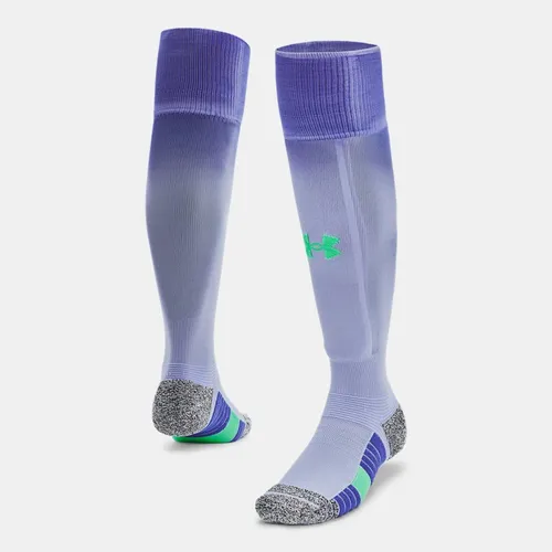 Unisex  Under Armour  Magnetico Pocket Over-The-Calf Socks Celeste / Starlight / Vapor Green