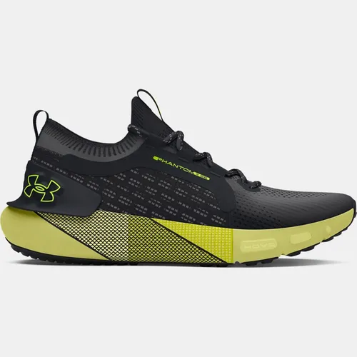 Unisex  Under Armour  Phantom 3 SE Running Shoes Black / Titan Gray / High Vis Yellow