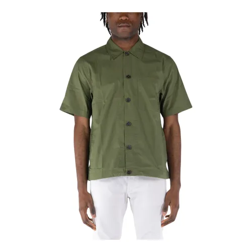 Universal Works , Tech Shirt ,Green male, Sizes:
