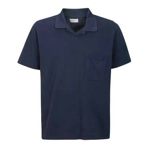 Universal Works , Vacation Polo ,Blue male, Sizes: