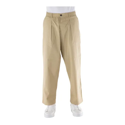 Universal Works , Wide Trousers ,Beige male, Sizes: