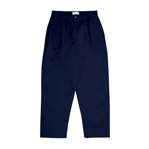 Universal Works , Wide Trousers ,Blue male, Sizes: