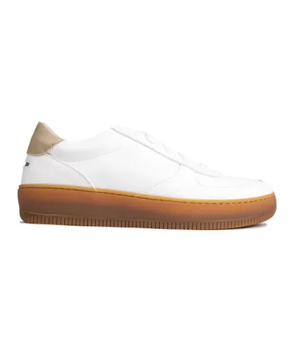 Unseen Womens Clement Trainers - White Leather