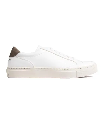 Unseen Womens Helier Trainers - White Leather