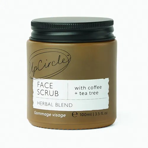 UpCircle Coffee Face Scrub - Herbal Blend For Oily