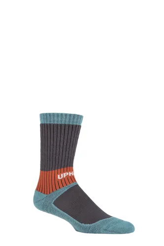 UpHillSport 1 Pair Vaaru 4 Layer Merino Wool Trekking Socks Charcoal 5.5-8 Unisex