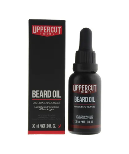 Uppercut Deluxe Mens Patchouli & Leather Beard Oil 30ml - One Size