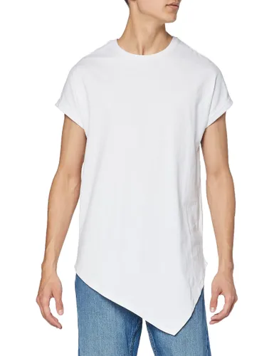 Urban Classics Men's Asymetric Long Tee T-Shirt