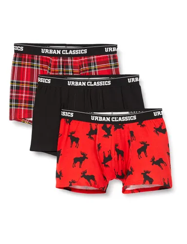 Urban Classics Men's Boxer Shorts Pack of 3