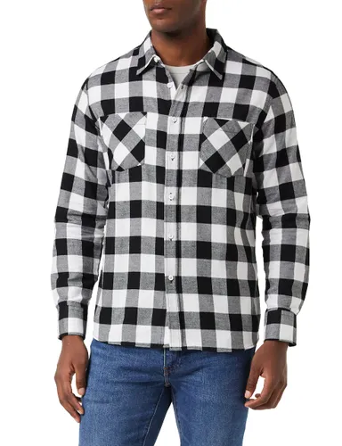 Urban Classics Mens Checked Flanell Flannel Shirt