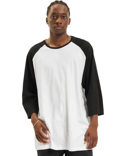 Urban Classics Men's Contrast Raglan 3/4 Sleeve T-Shirt