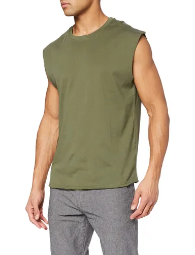 Urban Classics Men's Sleeveless T-shirt Workout Vest with