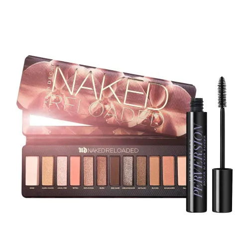 Urban Decay, Naked Reloaded Eyeshadow Palette and Mascara