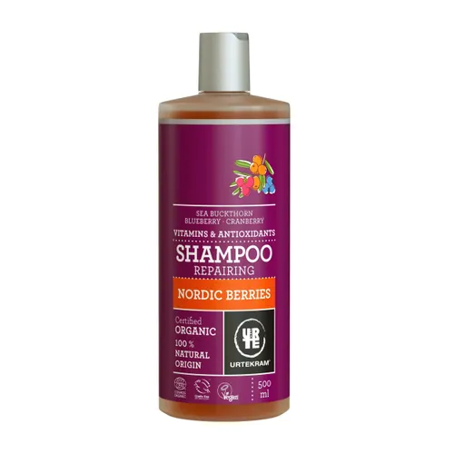 Urtekram Shampoo - Nordic Berries - Normal hair - 500 ml