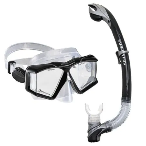 US Divers COMBO SIDEVIEW II BLACK SILVER
