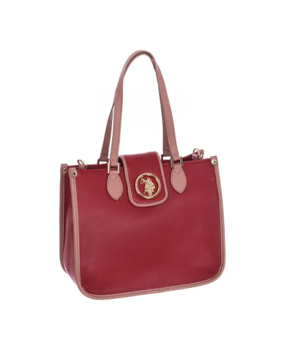 U.S. Polo Assn BIUS55624WVP WoMens handbag - Dark Red - One Size