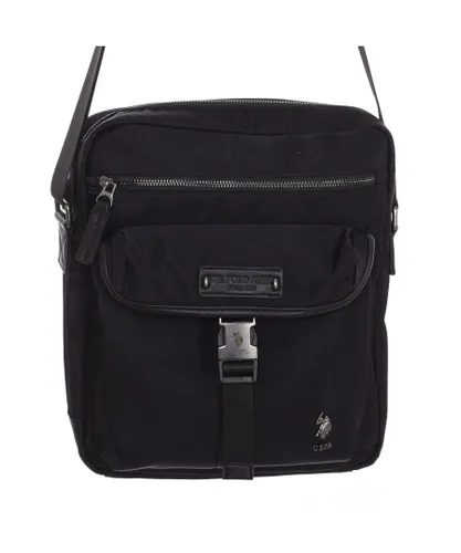 U.S. Polo Assn Mens Large shoulder bag BEUS96028MIP man - Black - One Size