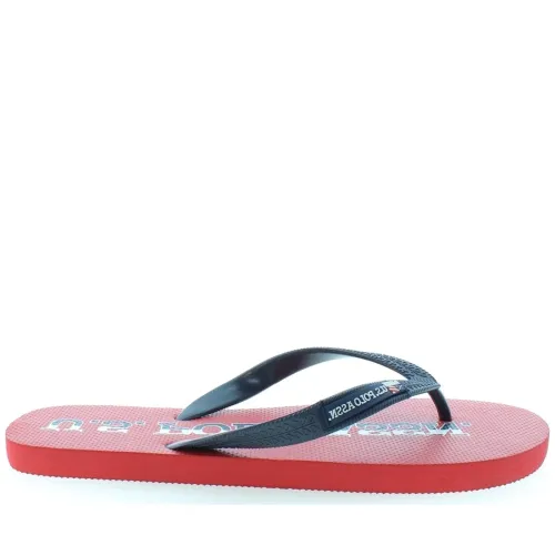 U.s. Polo Assn. , vaian flip flops ,Red male, Sizes: