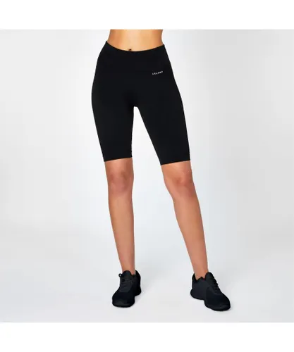 USA Pro Womens Sport Shorts - Black Nylon