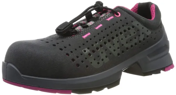 Uvex 1 Ladies S1 SRC - Perforated Low Shoe - Pink/Grey