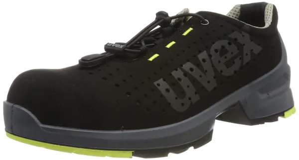Uvex 1 Work Shoe - Safety Trainer S1 SRC ESD - Lime/Black
