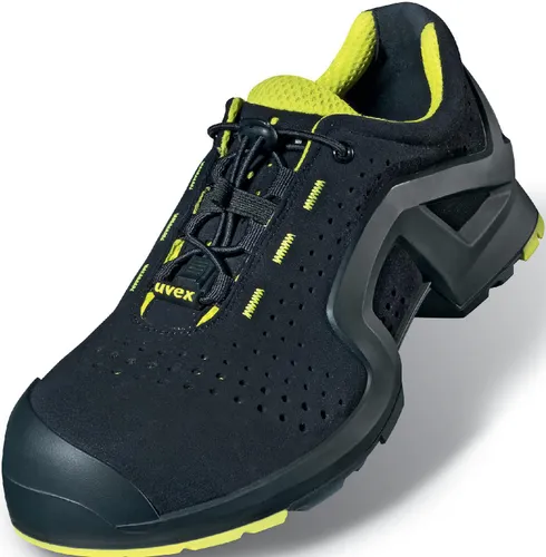 Uvex 1 x-tended Support S1 P SRC - Safety Shoes - Black/Lime