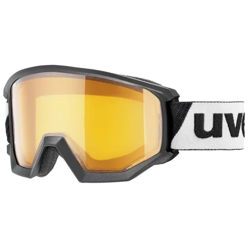 Uvex Athletic LGL S1 Ski Goggles: Black Colour: Black