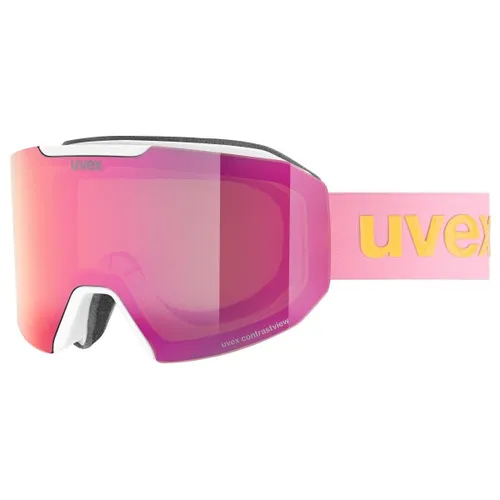 Uvex - Women's Evidnt Attract Mirror S2+S1 (VLT 20+63%) - Ski goggles pink