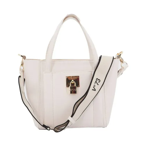 V73 , Tote Bags ,White female, Sizes: ONE SIZE