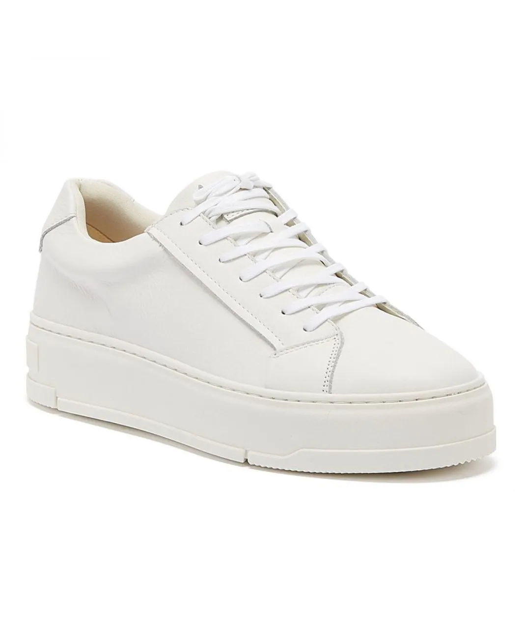 Vagabond Judy Leather Womens Trainers - (White) Rubber