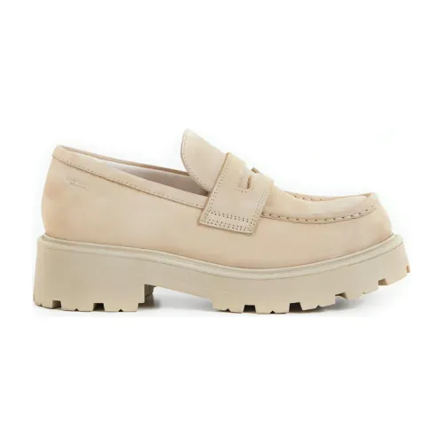 Vagabond Shoemakers , Beige Leather Loafers for Women ,Beige female, Sizes: