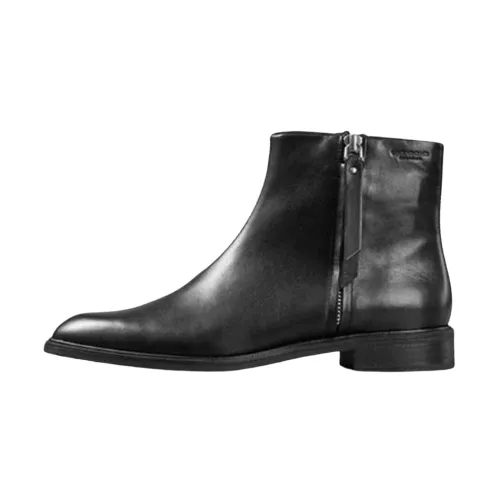 Vagabond Shoemakers , Elegant Black Leather Booties ,Black female, Sizes:
