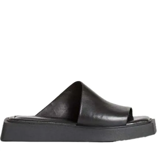 Vagabond Shoemakers , Evy Open Toe Wedge Sandals ,Black female, Sizes:
