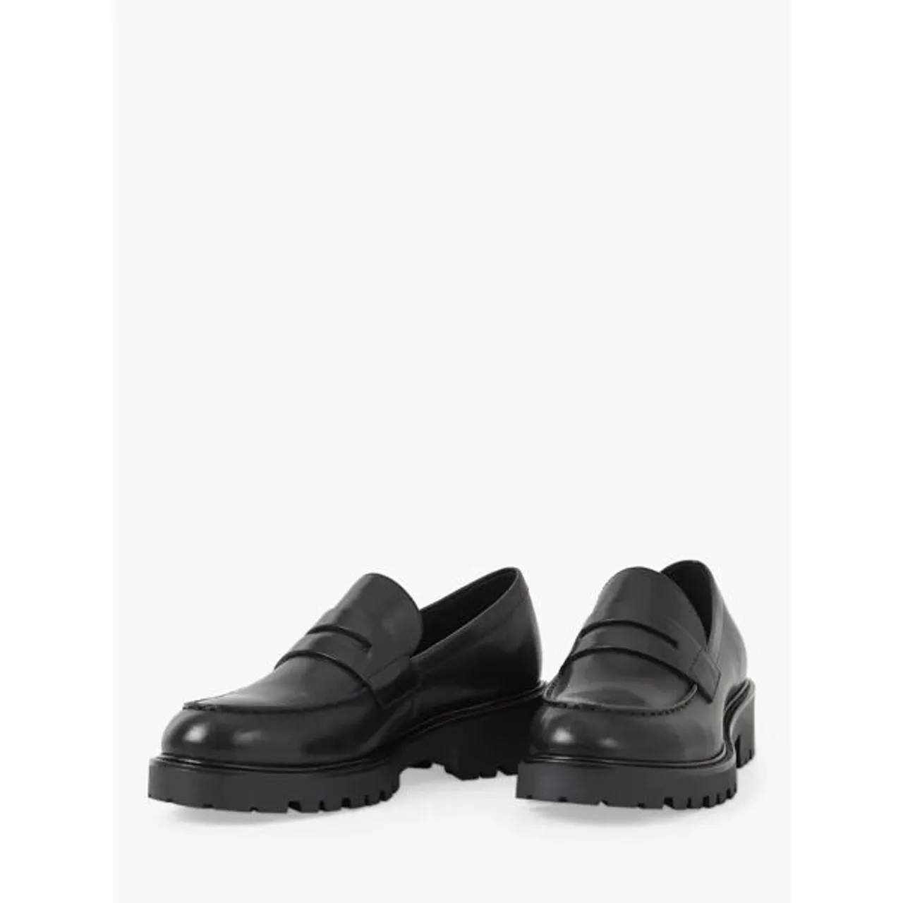 Vagabond Shoemakers Kenova Leather Chunky Loafers, Black - Black - Female