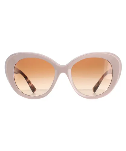 Valentino Butterfly Womens Antique Pink Havana Brown Gradient VA4113 Sunglasses - One