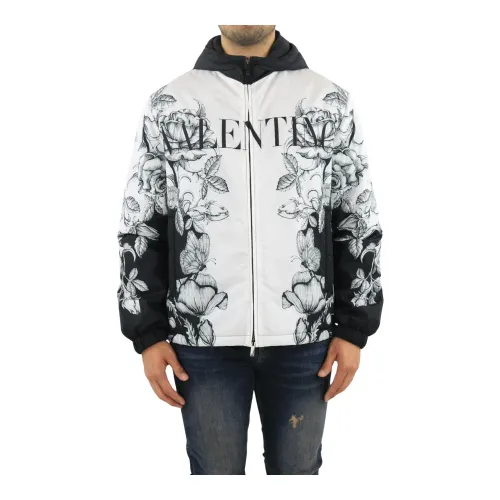 Valentino , Darkblooming Windbreaker Jacket ,Multicolor male, Sizes:
