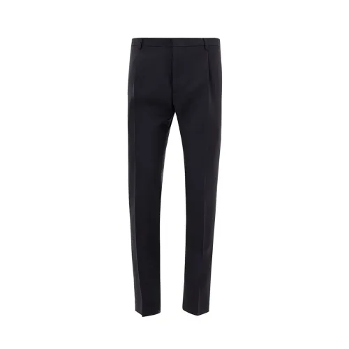 Valentino , Elegant Blue Tailored Trousers ,Blue male, Sizes: