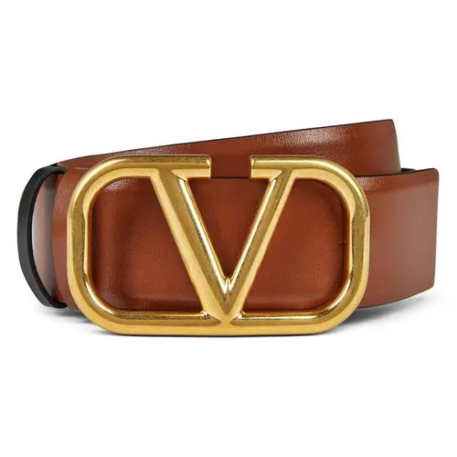 VALENTINO GARAVANI 4cm Reversible Vlogo Belt - Black