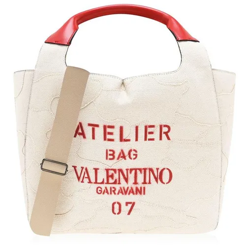 Valentino Garavani Atelier Camo Tote Bag - White