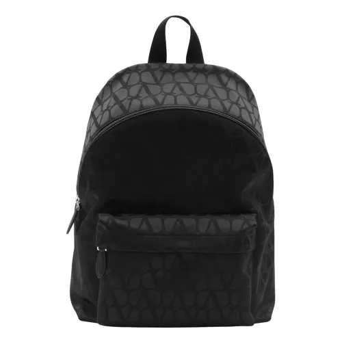 Valentino Garavani , Black Bucket Backpack Backpack ,Black male, Sizes: ONE SIZE