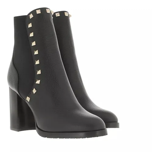 Valentino Garavani Boots & Ankle Boots - Rockstud Ankle Boots 90 Leather - black - Boots & Ankle Boots for ladies