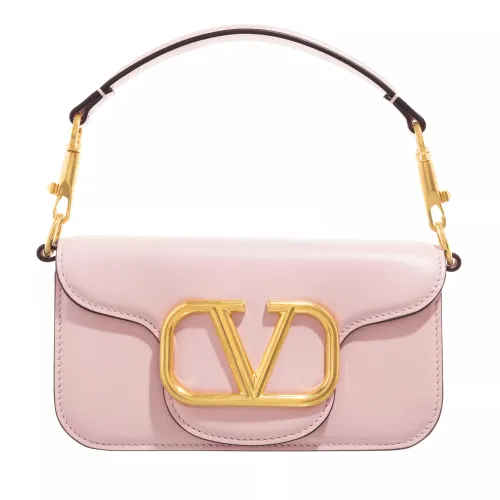 Valentino Garavani Crossbody Bags - Locò Shoulder Bag Leather - rose - Crossbody Bags for ladies