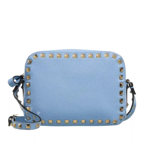 Valentino Garavani Crossbody Bags - Rockstud Camera Crossbody Bag - blue - Crossbody Bags for ladies