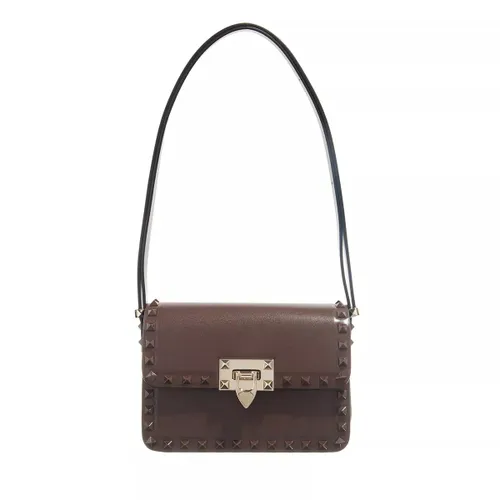 Valentino Garavani Crossbody Bags - Small Rockstud23 Shoulder Bag - brown - Crossbody Bags for ladies