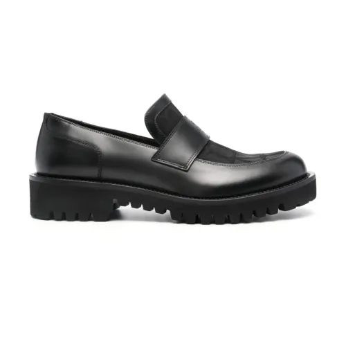 Valentino Garavani , Flat shoes with Iconographe print ,Black male, Sizes: