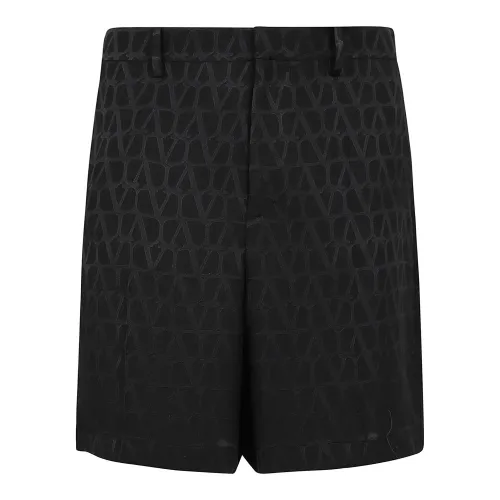 Valentino Garavani , Iconographe Bermuda Shorts ,Black male, Sizes: